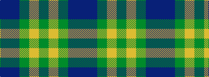 idealised woven sample of pattern BBGYG