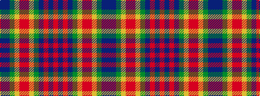 idealised woven sample of pattern BBGYRRYGBRBR