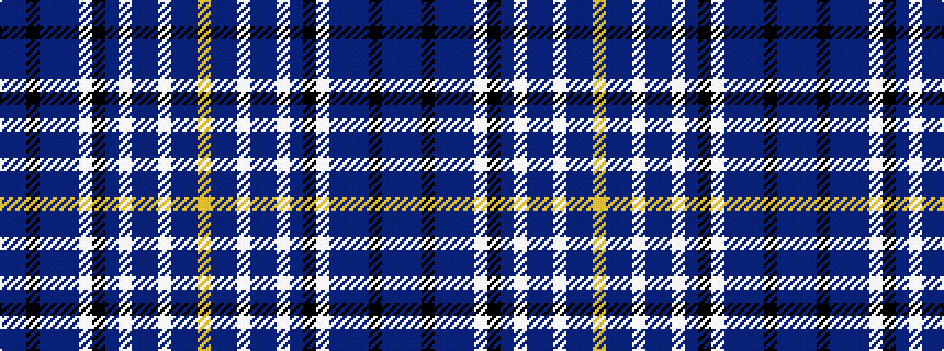 idealised woven sample of pattern BBKBBBWKBWBBWBBY