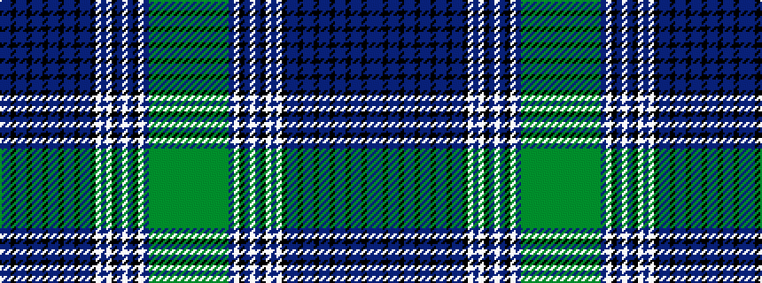 idealised woven sample of pattern BBKBBKBBKBBKBBKBBKWBWKBWBKWBGGGGGGGG