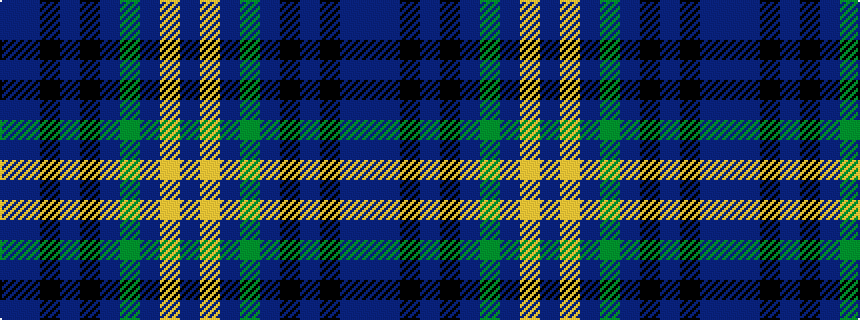 idealised woven sample of pattern BBKBKBGBYB