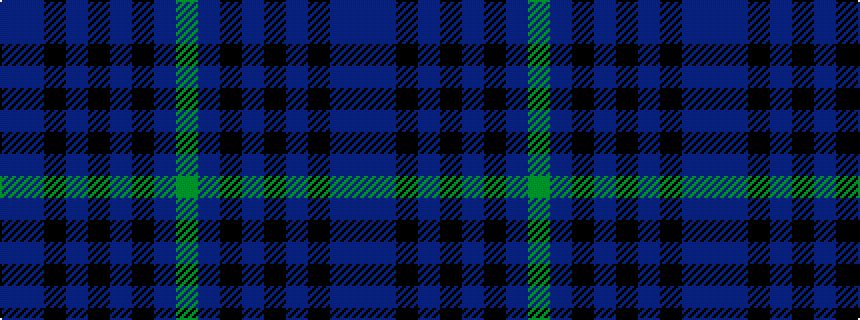 idealised woven sample of pattern BBKBKBKBG