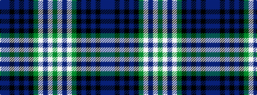 idealised woven sample of pattern BBKBKBKGWBWG