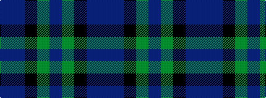 idealised woven sample of pattern BBKGB