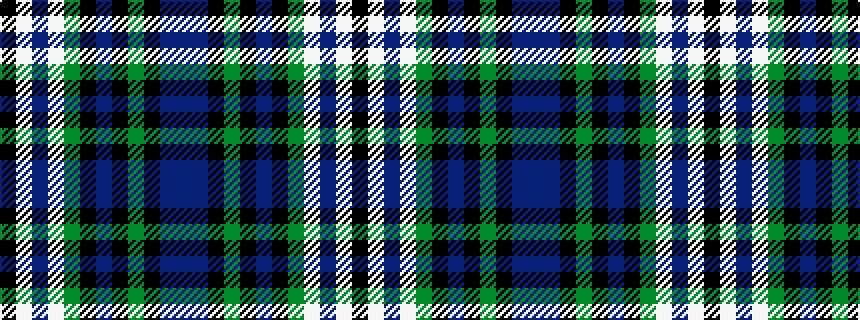 idealised woven sample of pattern BBKGKBKGWBWK