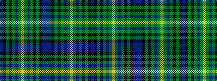 idealised woven sample of pattern BBKGKGBGYGBGKGKB