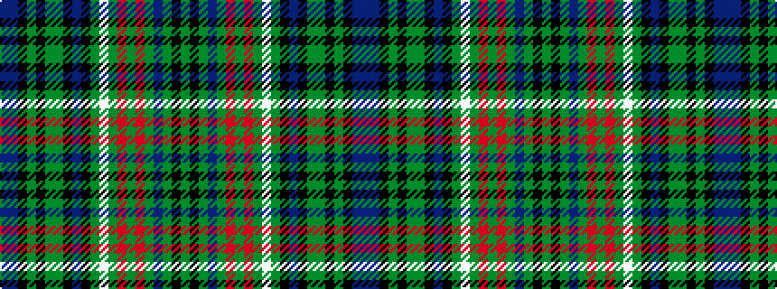 idealised woven sample of pattern BBKGKGGKBKGWGRGRGBGKG