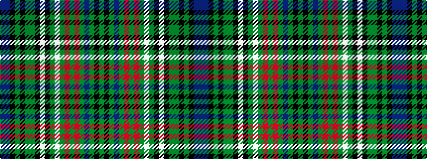 idealised woven sample of pattern BBKGKGGKWKGWGRGRGBGKG