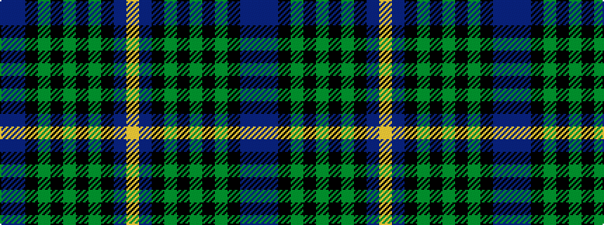 idealised woven sample of pattern BBKGKGKGKBY