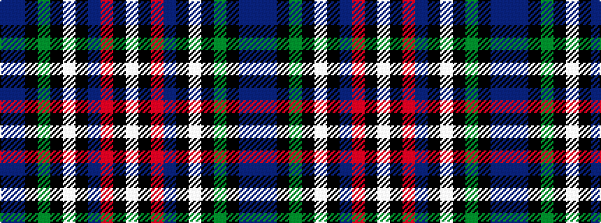 idealised woven sample of pattern BBKGKWKBRKW