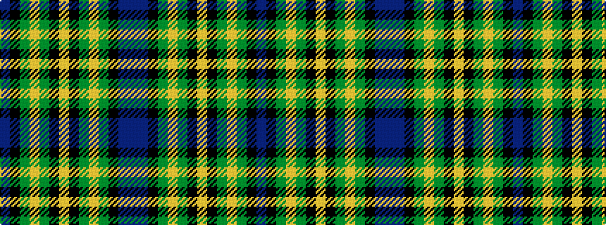 idealised woven sample of pattern BBKGYGKYKGYGKB