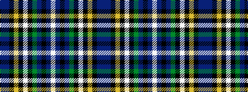 idealised woven sample of pattern BBKYKWKGBKBW