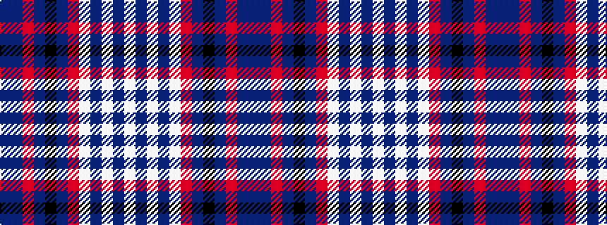 idealised woven sample of pattern BBRBKBRWBWBW