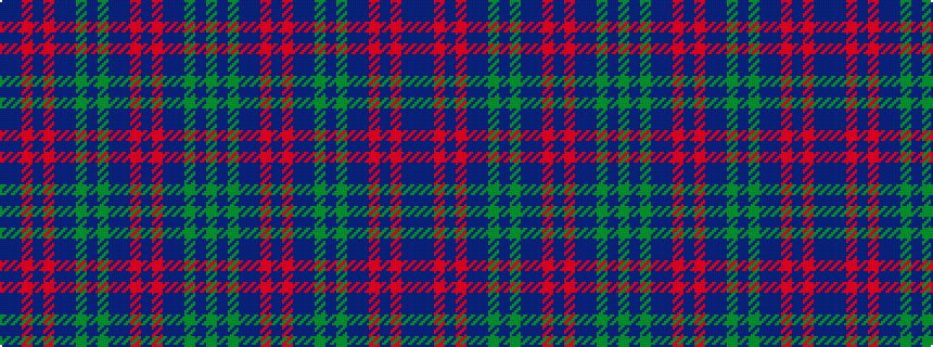 idealised woven sample of pattern BBRBRBBGBGBBRBRBBGBG