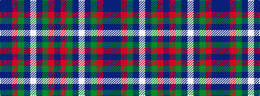 idealised woven sample of pattern BBRGBWBGRB