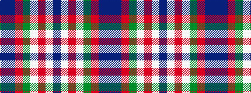 idealised woven sample of pattern BBRGWRWB