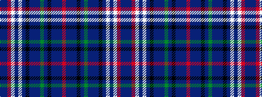 idealised woven sample of pattern BBRWBWBKBBBGBKBBBR