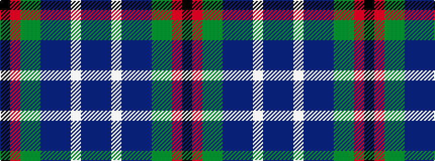 idealised woven sample of pattern BBWBBBGGRK