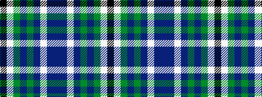 idealised woven sample of pattern BBWBGBGWK