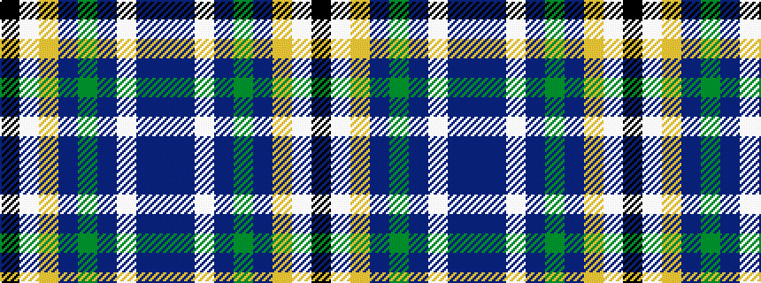 idealised woven sample of pattern BBWBGBYWK