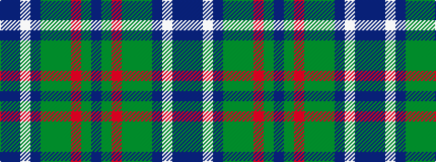 idealised woven sample of pattern BBWBGGGRGB