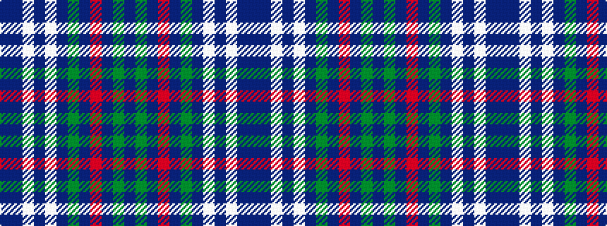idealised woven sample of pattern BBWBWBGBRBGB