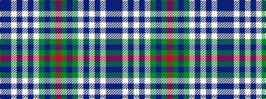 idealised woven sample of pattern BBWBWBWGBGR
