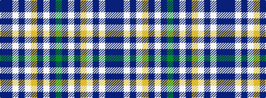 idealised woven sample of pattern BBWBWYBWBG