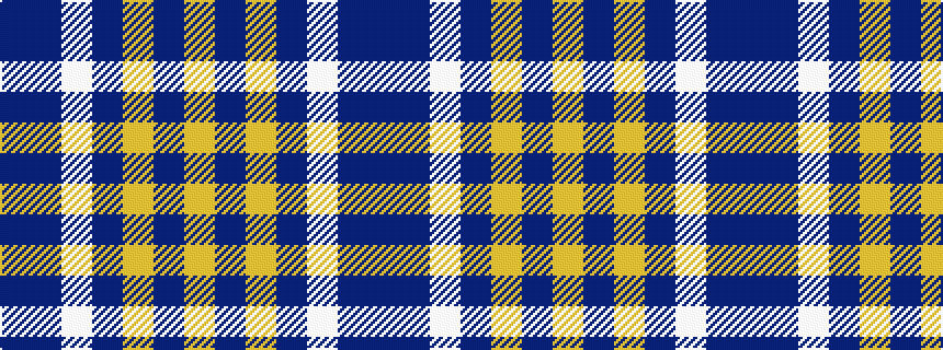idealised woven sample of pattern BBWBYBY