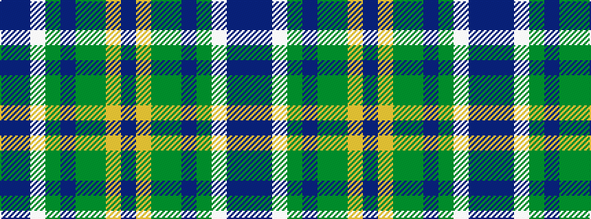 idealised woven sample of pattern BBWGBGGYB
