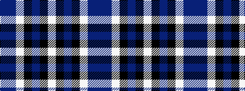 idealised woven sample of pattern BBWKBKW