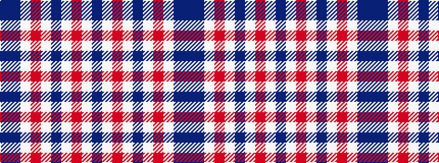 idealised woven sample of pattern BBWRWBWRWB
