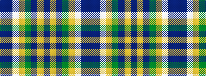 idealised woven sample of pattern BBWYGBYB
