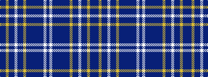 idealised woven sample of pattern BBYBBWBBYBBBBBBWB
