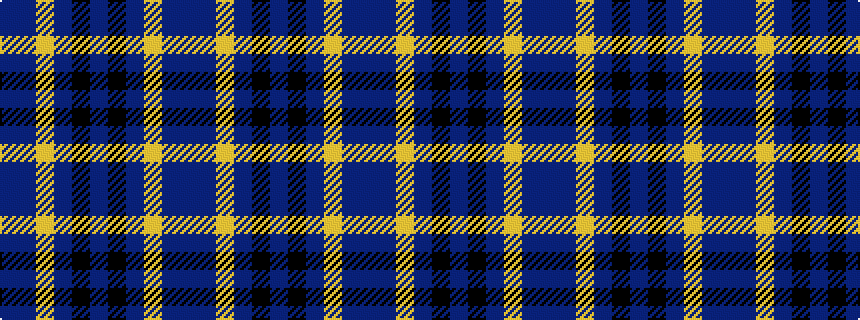 idealised woven sample of pattern BBYBKBKBYBB