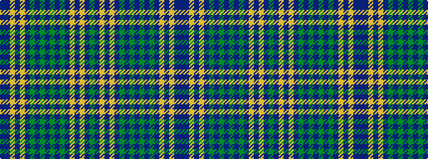 idealised woven sample of pattern BBYBYBGBGBGBGBYBYBG