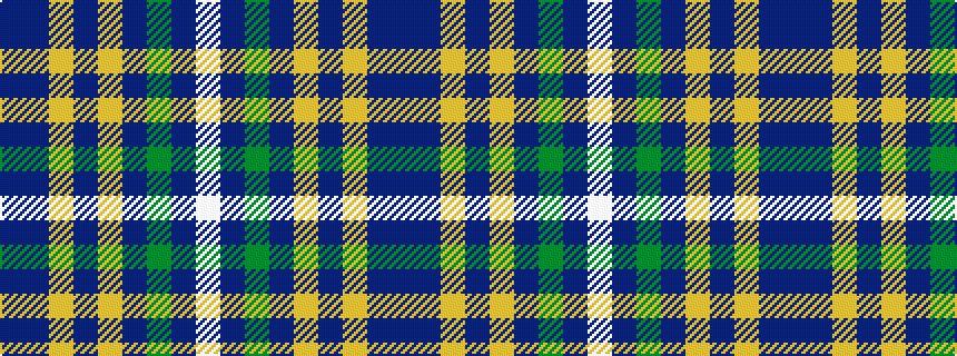 idealised woven sample of pattern BBYBYBGBW