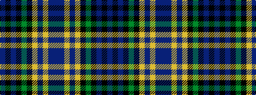idealised woven sample of pattern BBYBYKGKBKB