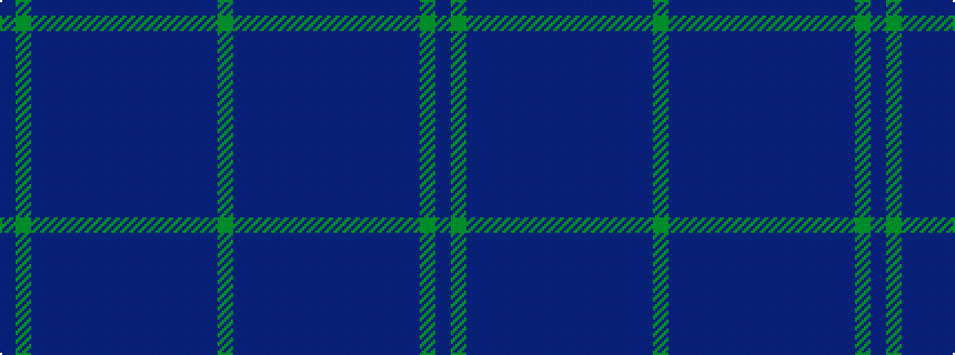 idealised woven sample of pattern BGBBBBBBBBBBBBG