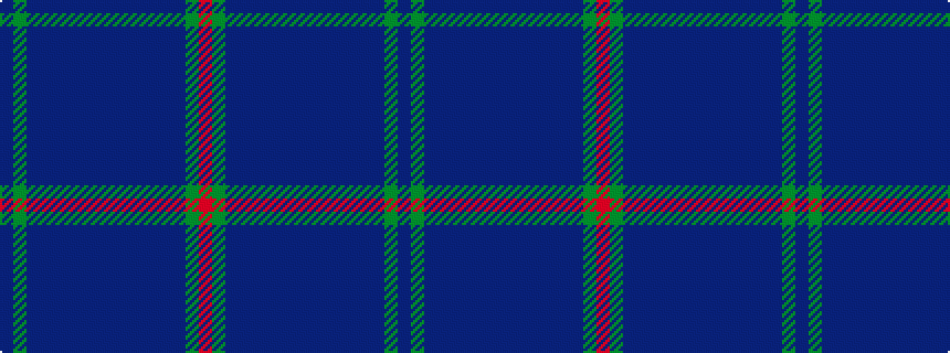 idealised woven sample of pattern BGBBBBBBBBBBBBGR