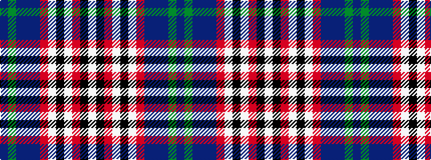 idealised woven sample of pattern BGBBBRWKWRKW