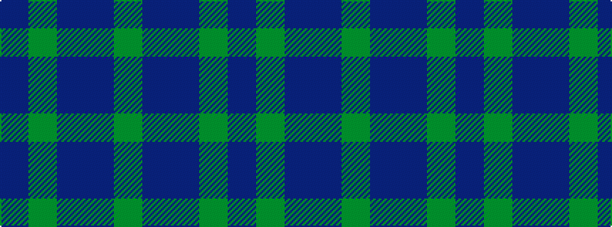 idealised woven sample of pattern BGBBG