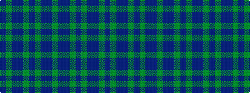 idealised woven sample of pattern BGBBGBGBBG