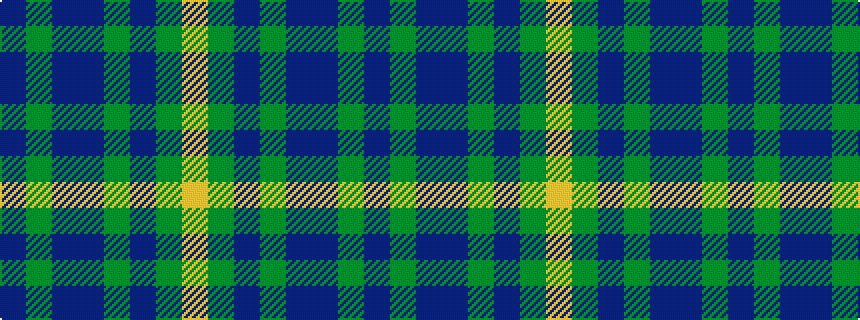 idealised woven sample of pattern BGBBGBGY