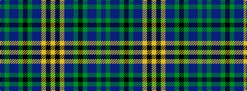 idealised woven sample of pattern BGBBGKGBBYKY