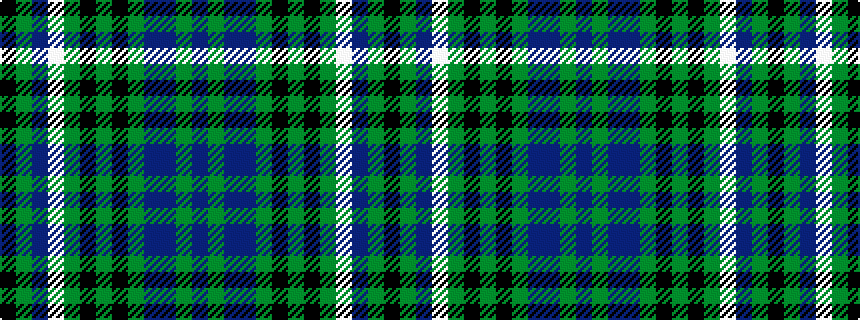 idealised woven sample of pattern BGBBGKGKGWBGK