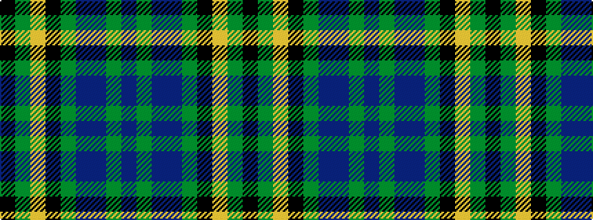 idealised woven sample of pattern BGBBGKYGK