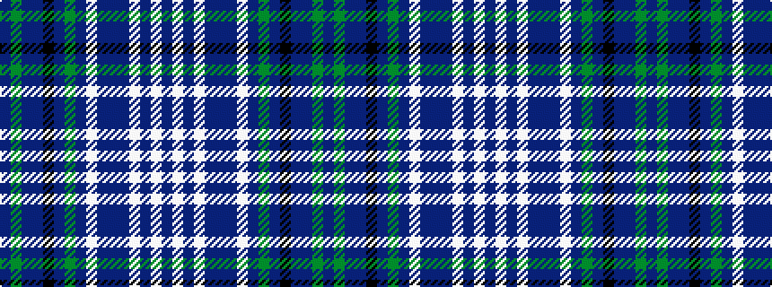 idealised woven sample of pattern BGBBKBGBWBBBWBWB