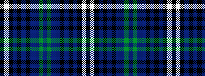 idealised woven sample of pattern BGBBKBKBKWK