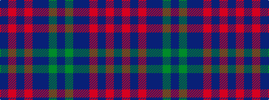 idealised woven sample of pattern BGBBRBRB